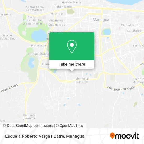 Escuela Roberto Vargas Batre map