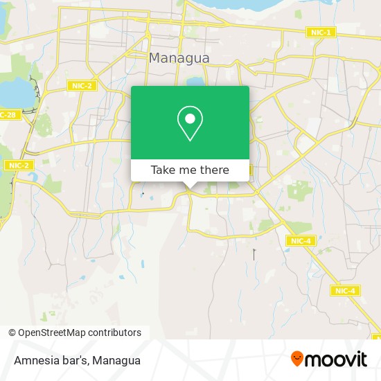 Amnesia bar's map