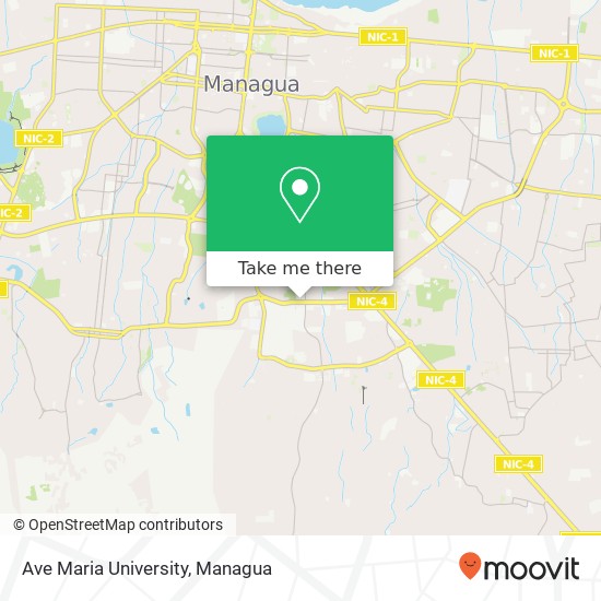 Ave Maria University map