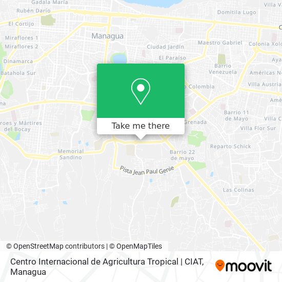 Centro Internacional de Agricultura Tropical | CIAT map