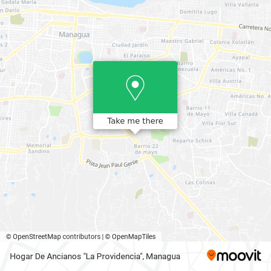Hogar De Ancianos "La Providencia" map
