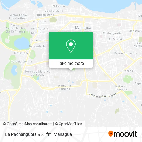 Mapa de La Pachanguera 95.1fm