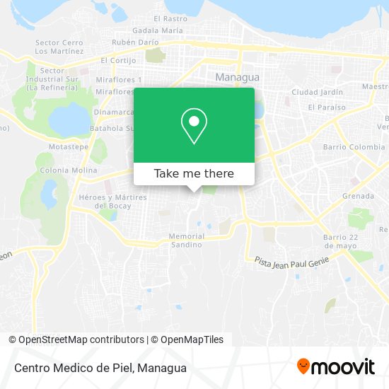 Centro Medico de Piel map