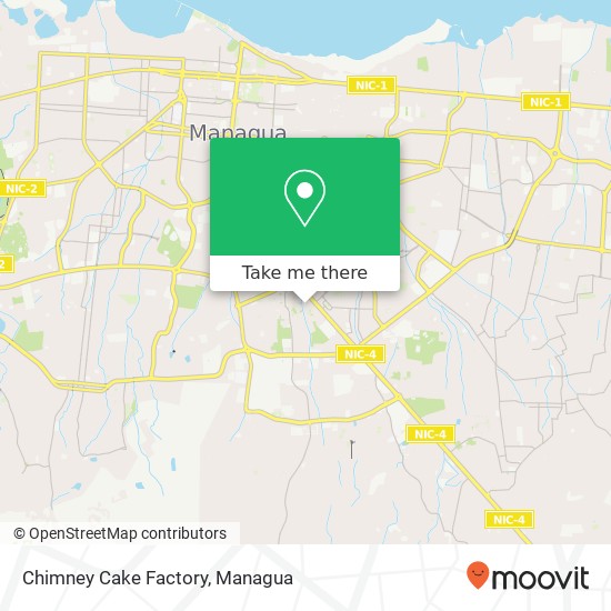 Mapa de Chimney Cake Factory
