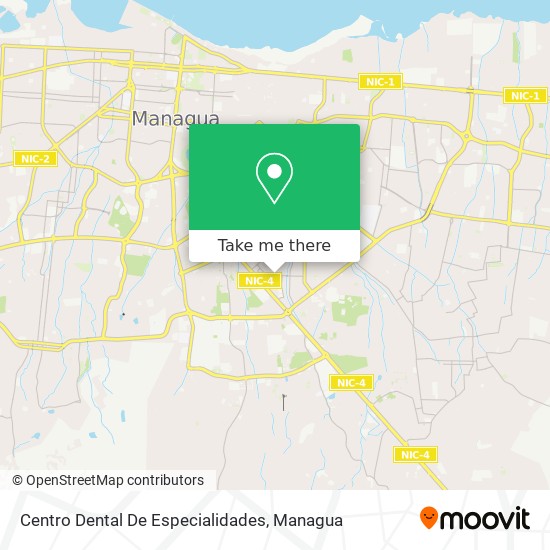 Centro Dental De Especialidades map