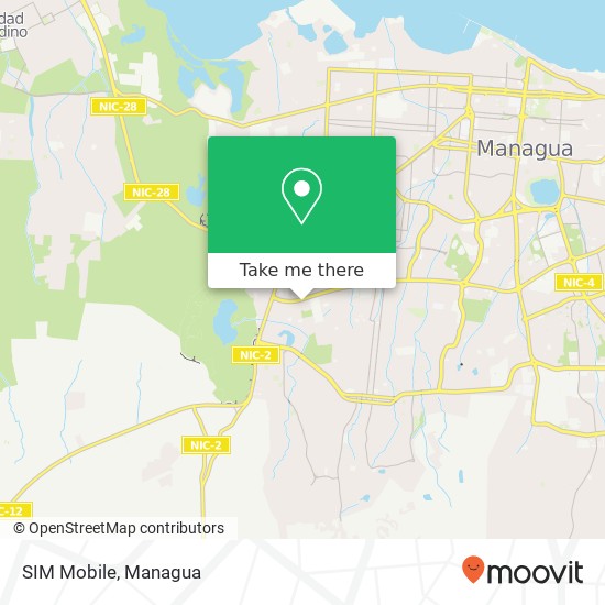 SIM Mobile map