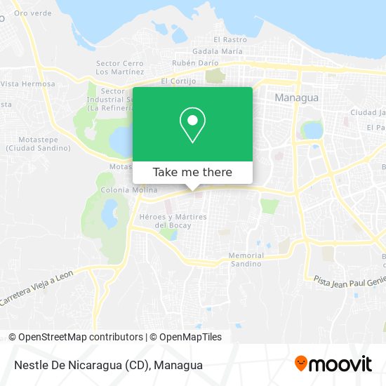 Nestle De Nicaragua (CD) map