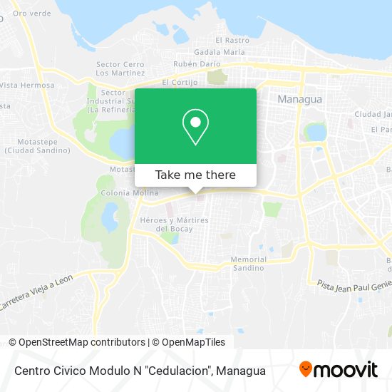 Centro Civico Modulo N "Cedulacion" map