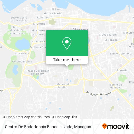 Centro De Endodoncia Especializada map