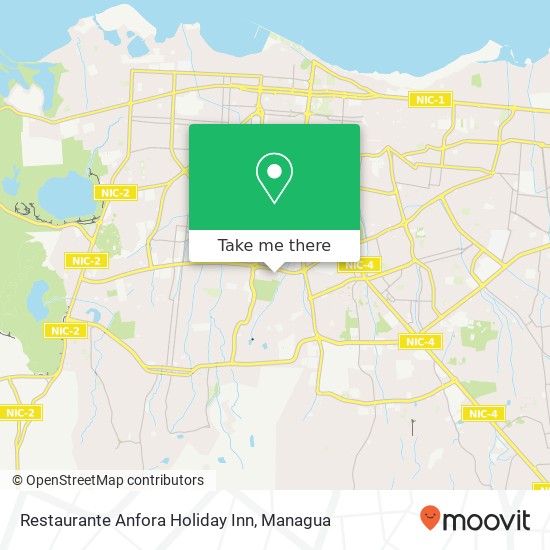 Restaurante Anfora Holiday Inn map