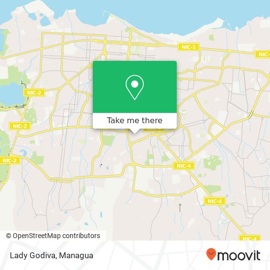 Lady Godiva map