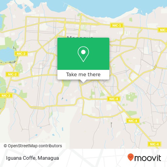 Iguana Coffe map
