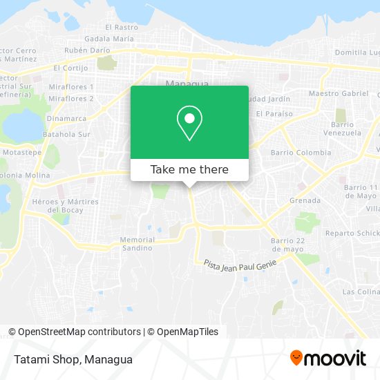 Tatami Shop map
