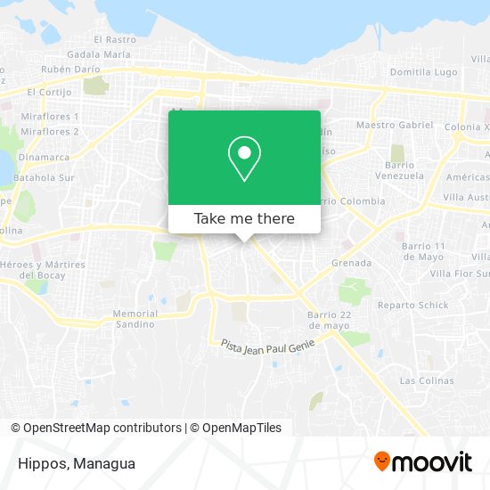 Hippos map