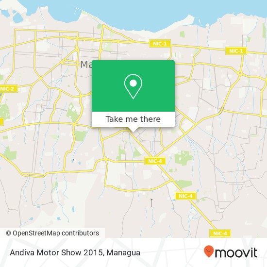 Andiva Motor Show 2015 map