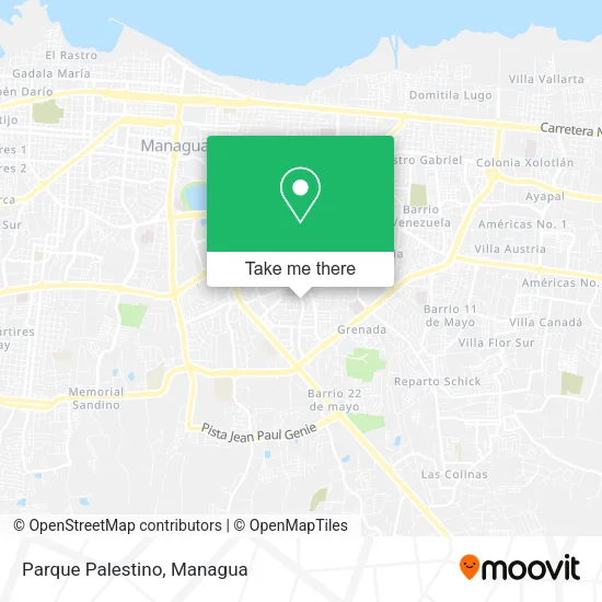 Parque Palestino map