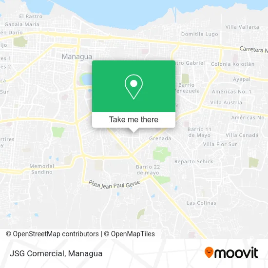 JSG Comercial map