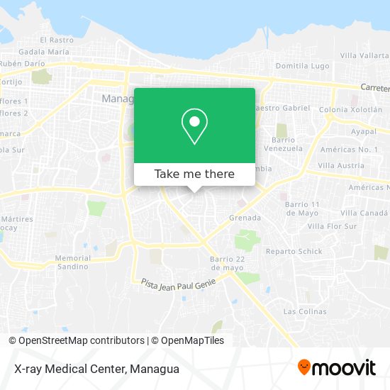 X-ray Medical Center map