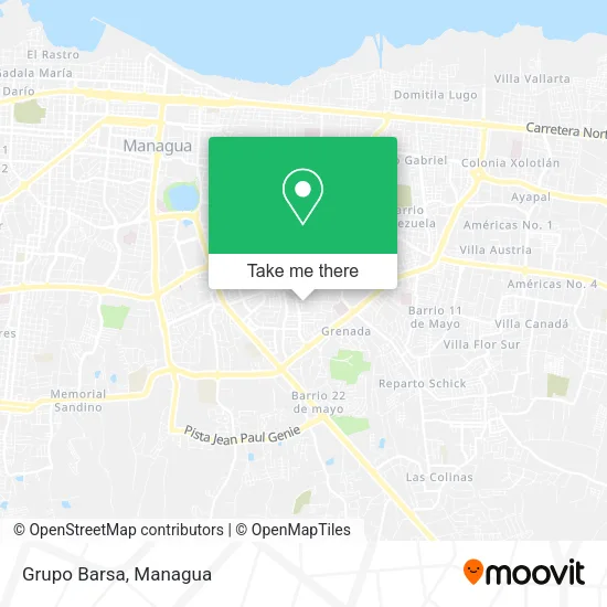 Grupo Barsa map