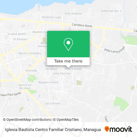 Mapa de Iglesia Bautista Centro Familiar Cristiano