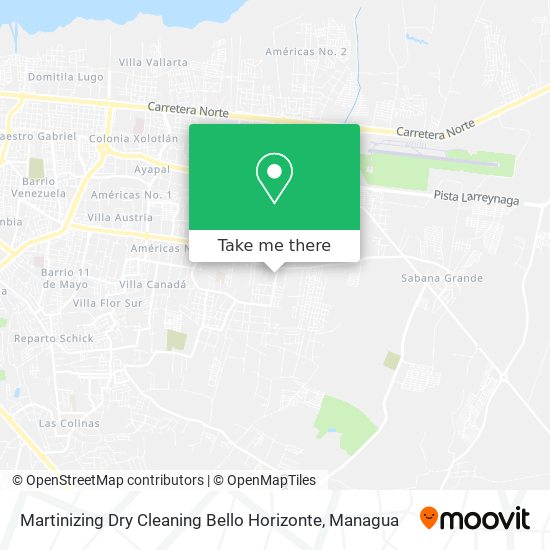 Martinizing Dry Cleaning Bello Horizonte map