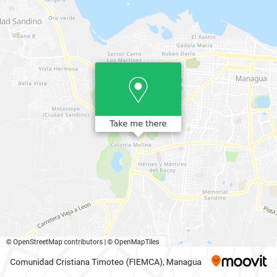 Comunidad Cristiana Timoteo (FIEMCA) map