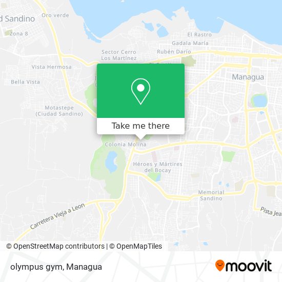olympus gym map