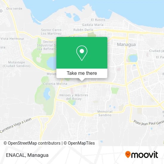 Mapa de ENACAL