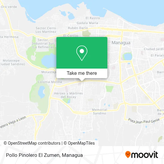 Pollo Pinolero El Zumen map