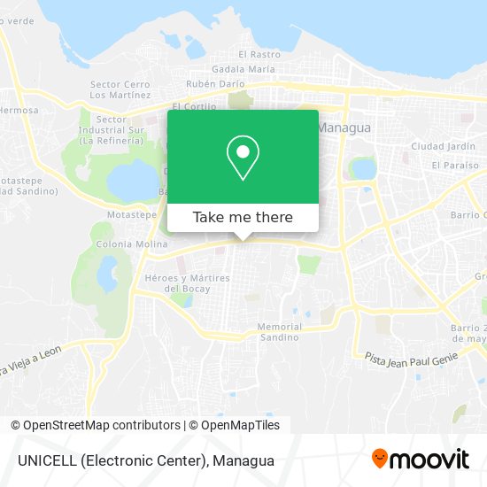 UNICELL (Electronic Center) map