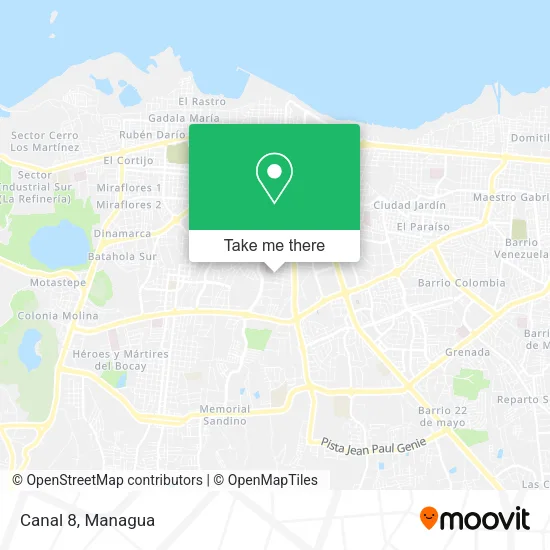 Canal 8 map
