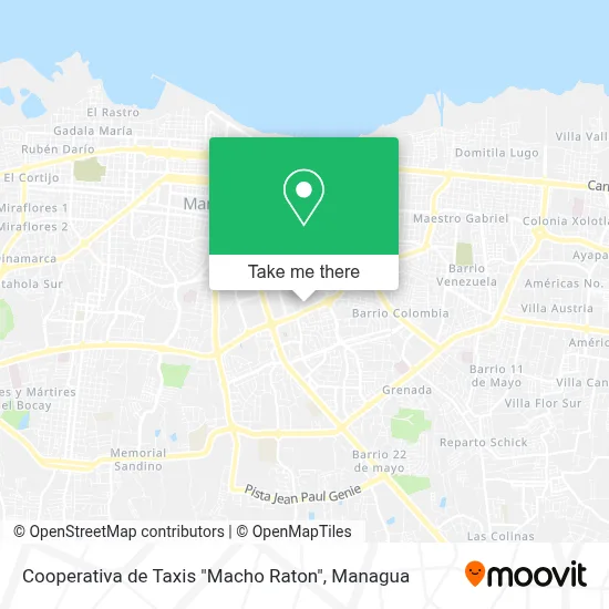 Cooperativa de Taxis "Macho Raton" map