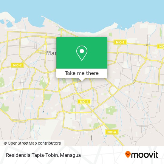 Residencia Tapia-Tobin map