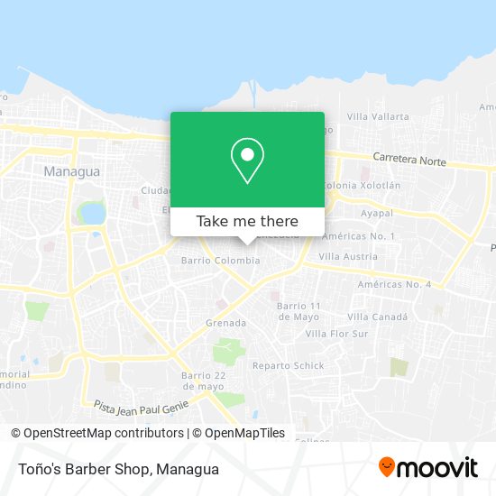 Toño's Barber Shop map