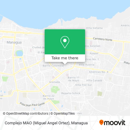 Complejo MAO (Miguel Angel Ortez) map