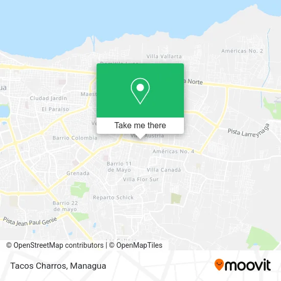 Tacos Charros map
