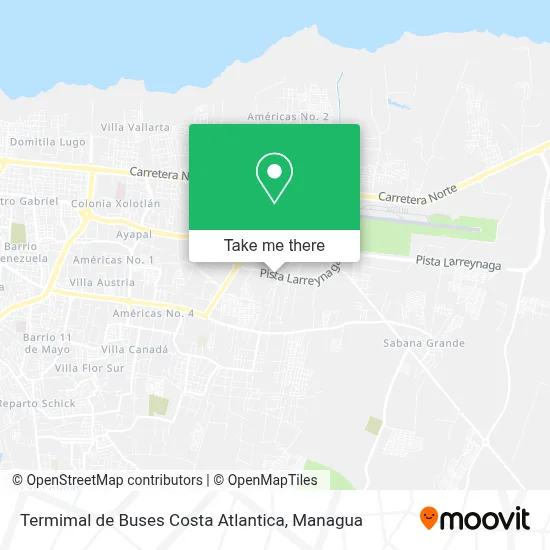 Termimal de Buses Costa Atlantica map