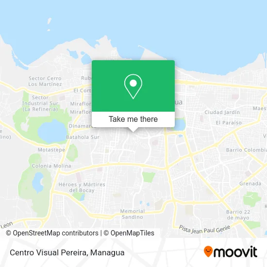 Mapa de Centro Visual Pereira
