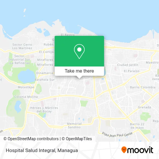 Hospital Salud Integral map