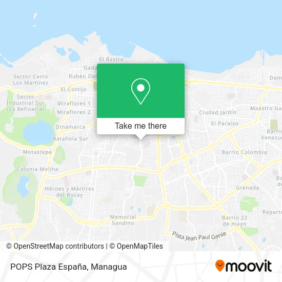 POPS Plaza España map