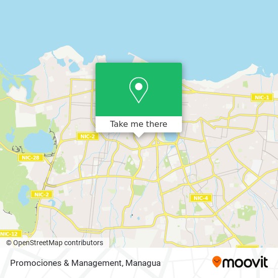 Promociones & Management map