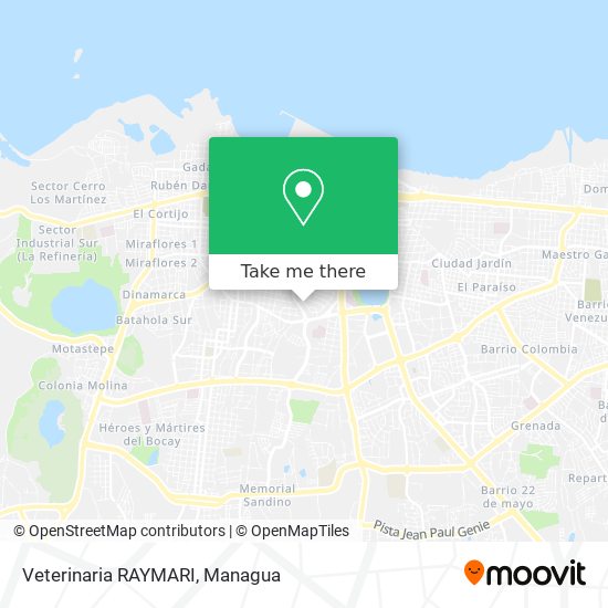 Mapa de Veterinaria RAYMARI