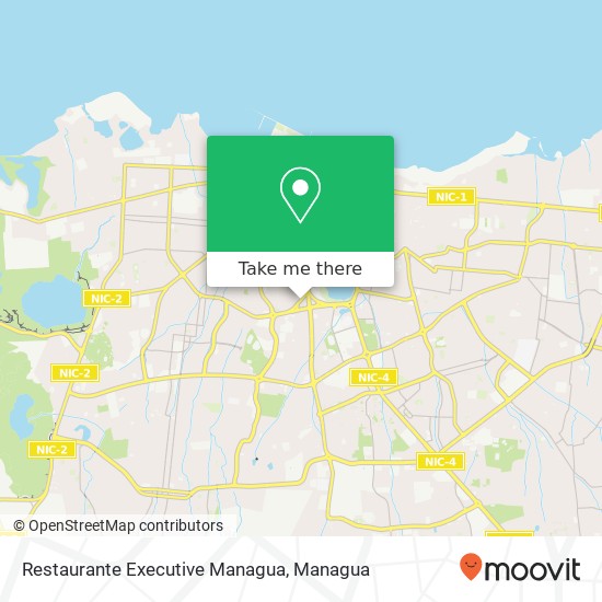 Restaurante Executive Managua map