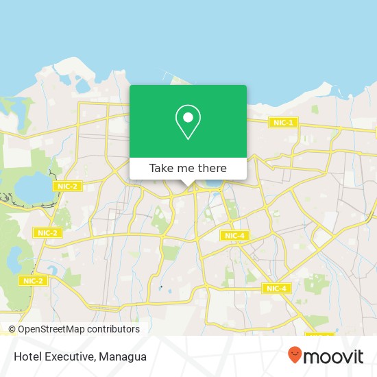 Hotel Executive map