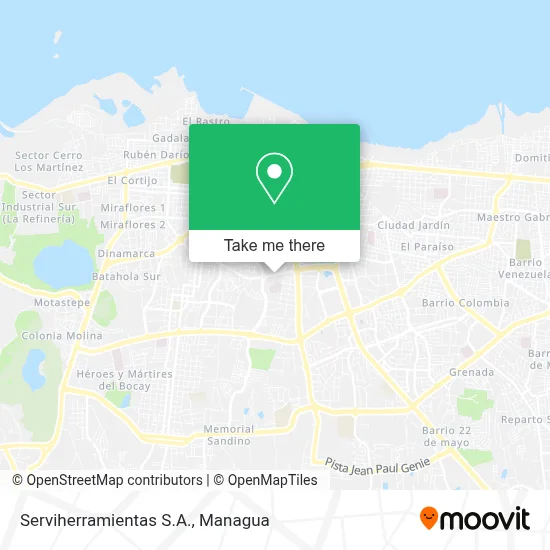 Mapa de Serviherramientas S.A.