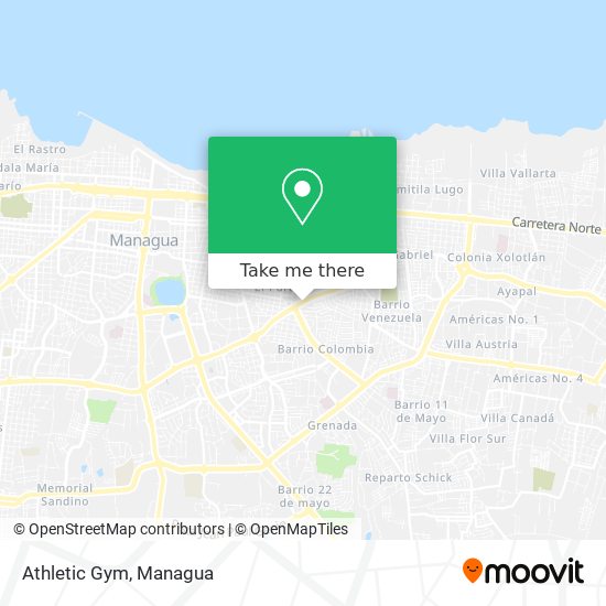Mapa de Athletic Gym