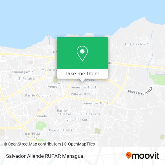 Salvador Allende RUPAP map