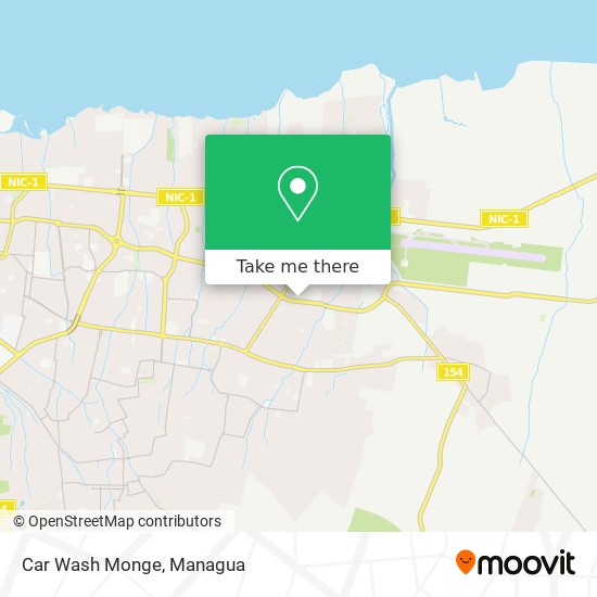 Car Wash Monge map