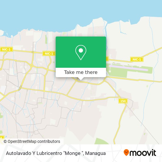 Autolavado Y Lubricentro "Monge " map