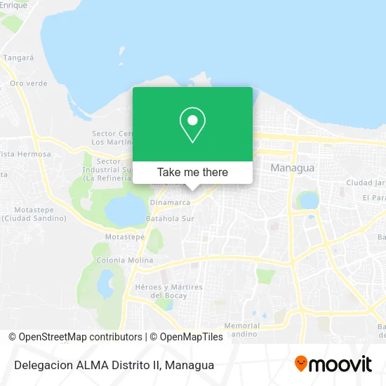 Mapa de Delegacion ALMA Distrito II